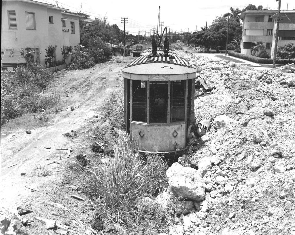 Tramway de La Havane enterré Les lignes du tramway de La Havane sont recouvertes pour laisser la place aux voitures